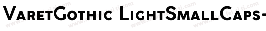 VaretGothic LightSmallCaps字体转换